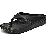 CTAOVEOA Flip Flops for Women, Orthotic Lightweight Beach Slides Sandals Anti Slip Shower Slippers with Ultra Soft Arch Support Non-Slip