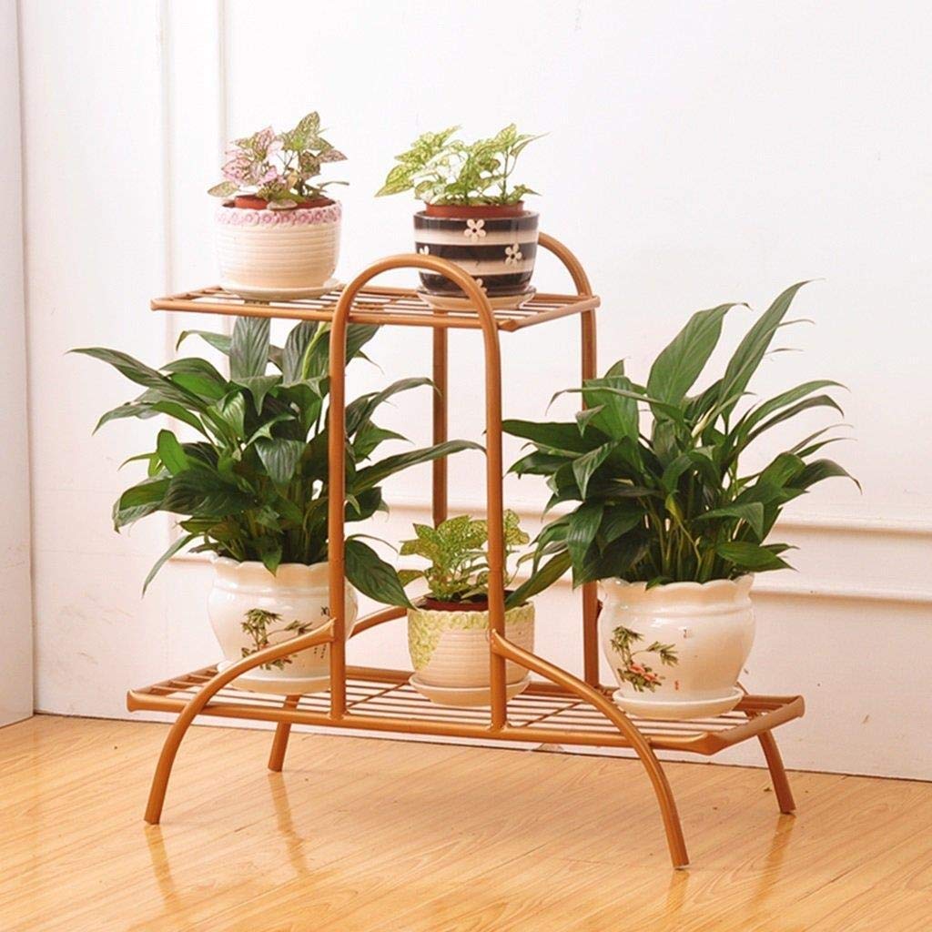 JSFQ Planta de Pantalla Bastidores Planta de pie de Hierro Forjado ...