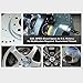 PowerSport Front Brakes and Rotors Kit |Front Brake Pads| Brake Rotors and Pads| Ceramic Brake Pads and Rotors |fits Buick Enclave, Chevrolet Traverse, GMC Acadia, GMC Acadia Limited, Saturn Outlook