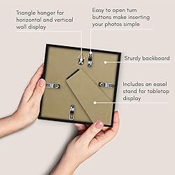 Americanflat 6x6 Picture Frame in Black - Use as