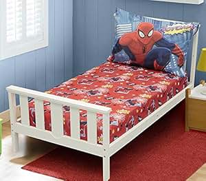 Amazon.com: Amazing Spiderman Toddler Bed Sheets - 2pc ...