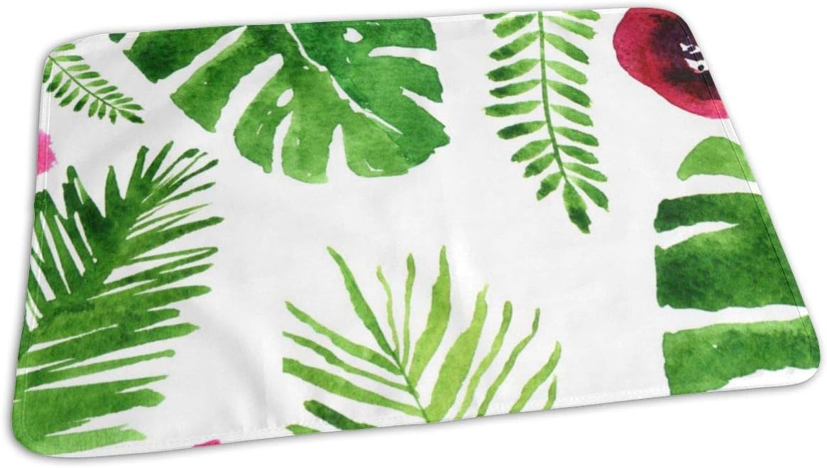 palm leaf changing mat