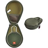 Hermitshell Travel Case Fits JBL Clip 3 Portable Waterproof Wireless Bluetooth Speaker (Forest Green)