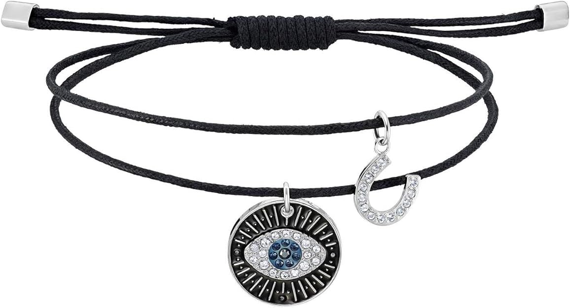 Swarovski Unisex Evil Eye Bracelet, MultiColour, Stainless Steel Amazon.co.uk Jewellery