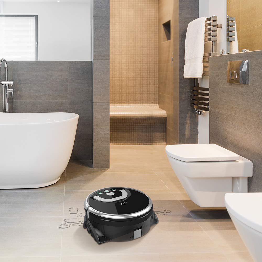 iLife W400 Shinebot Floor Washing Scrubbing Robot, Large Water Tank