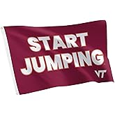 Desert Cactus Virginia Tech Flag - 3 x 5 Feet Hokies VT Banner, Indoor/Outdoor Durable Fabric Display (Style G1)