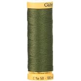 Gutermann 103C-8660 Natural Cotton Thread, 110 yd., Deep Forest, Green