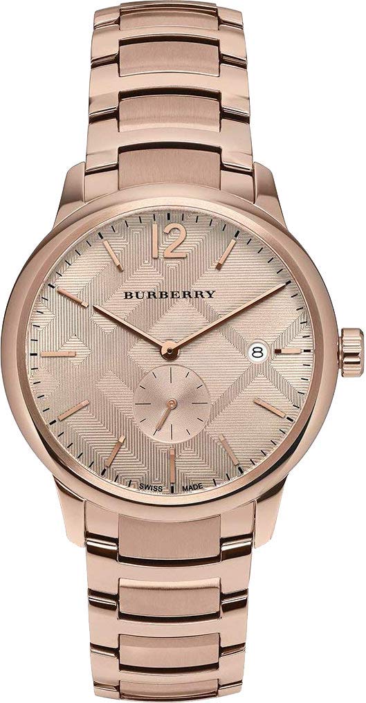Swiss Rose Gold Date Dial 40mm Men Wrist Watch The Classic BU10013