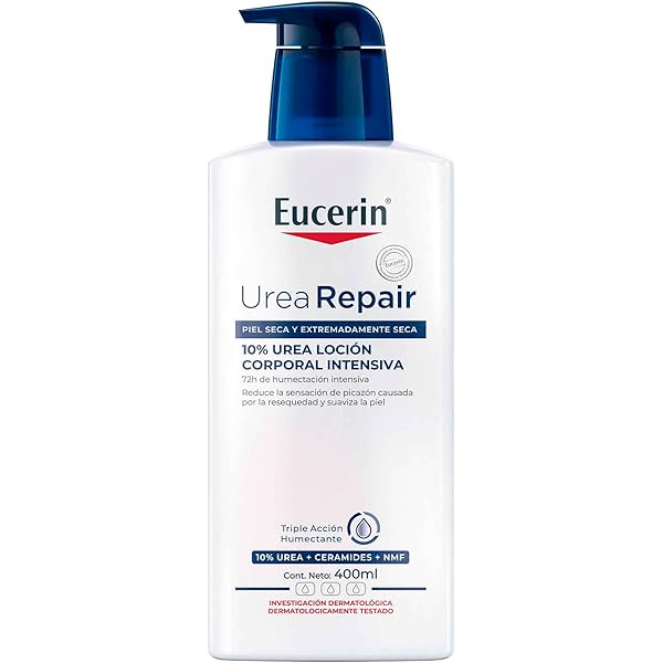 AQUA SKIN Urea Lotion Spender 250 Ml - Feuchtigkeitsspendende Körperlotion Mit Urea, Für Trockene Haut, Freiverkäuflich