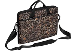 DJYQBFA Sac à bandoulière pour ordinateur portable de 13 à 15", polyester durable avec imprimé, 15 x 11 x 1 pouces