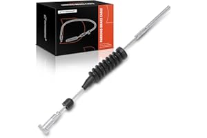 A-Premium Front Side Parking Brake Cable Assembly Compatible with Toyota Models: RAV4 1999-2005, Matrix 2004-2007, Paseo 1992