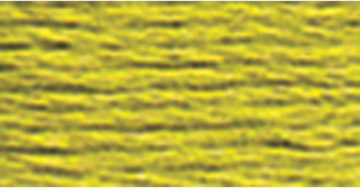 DMC 117-166 Mouline Stranded Cotton Six Strand Embroidery Floss Thread, Medium Light Moss Green, 8.7-Yard