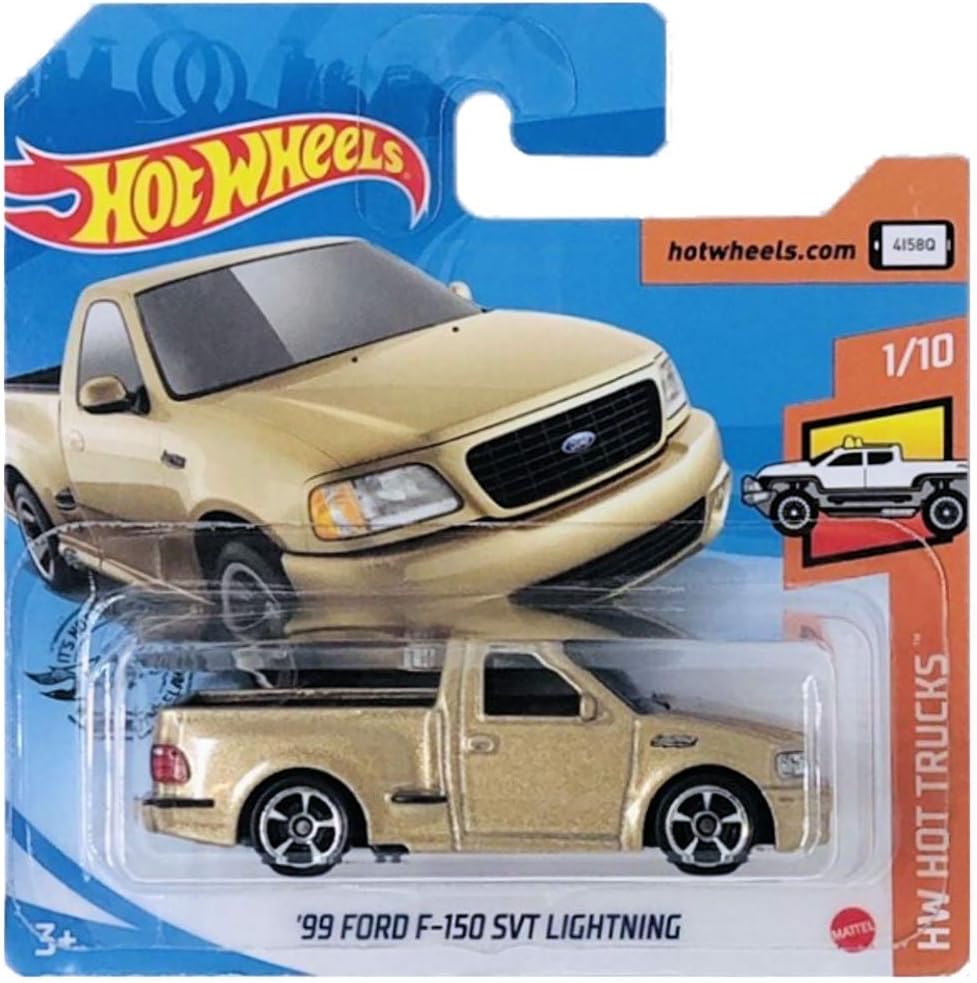 Hot Wheels '99 Ford F-150 SVT Lightning HW Hot Trucks 1/10 2020 Short card