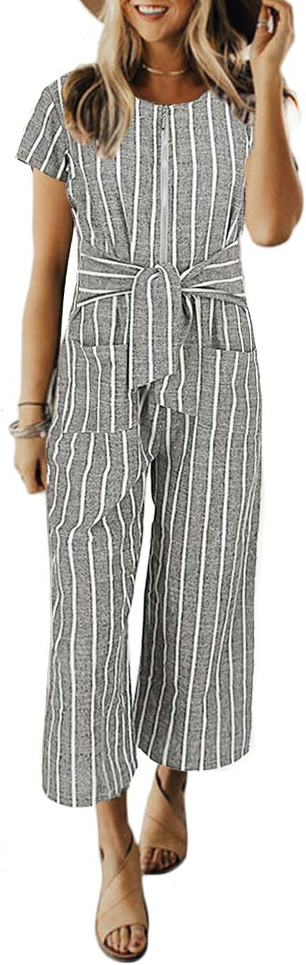 CosygalWomen's Deep V-Neck Sleeveless Adjustable Spaghetti Strap Side Slit Wide Leg Pants Sequin jumpsuit Rompers