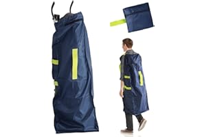 DMS PROTECTOR Umbrella Stroller Bag for Airplane, Gate Check Bag for Single Umbrella Strollers with Adjustable Carry Straps, Large Stroller Bag for Airplane Travel, Navy