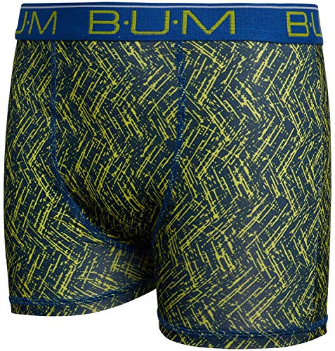 B.U.M. Equipment Boys' Performance Dry-Fit Compression Boxer Briefs (6 Pack) (Multi/Lime/Charcoal, X-Small / 4-5)' - Thumbnail 4