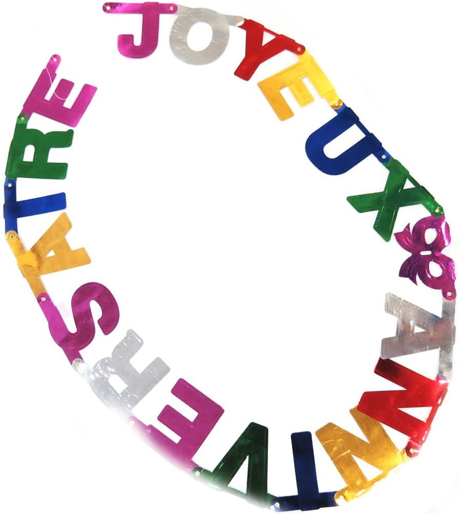 L5460 Banderole Joyeux Anniversaire Tutti Frutti 2 M Les Tresors De Lily Decorations Guirlandes Cotillons Et Confettis Mkyra Org