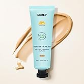 GROEI Perfect Cream All-Over Complexion Perfector | Long-Lasting BB Foundation & Concealer | SPF 30 Tinted Moisturizer for Face/Body (Medium)