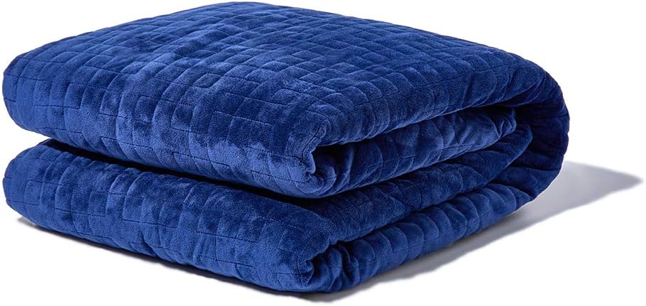 Gravity Blanket: The Weighted Blanket for Sleep, Navy 18.9 cm x 28.3 cm (48" x 72") Size, 6.9 kg (15-Pound)