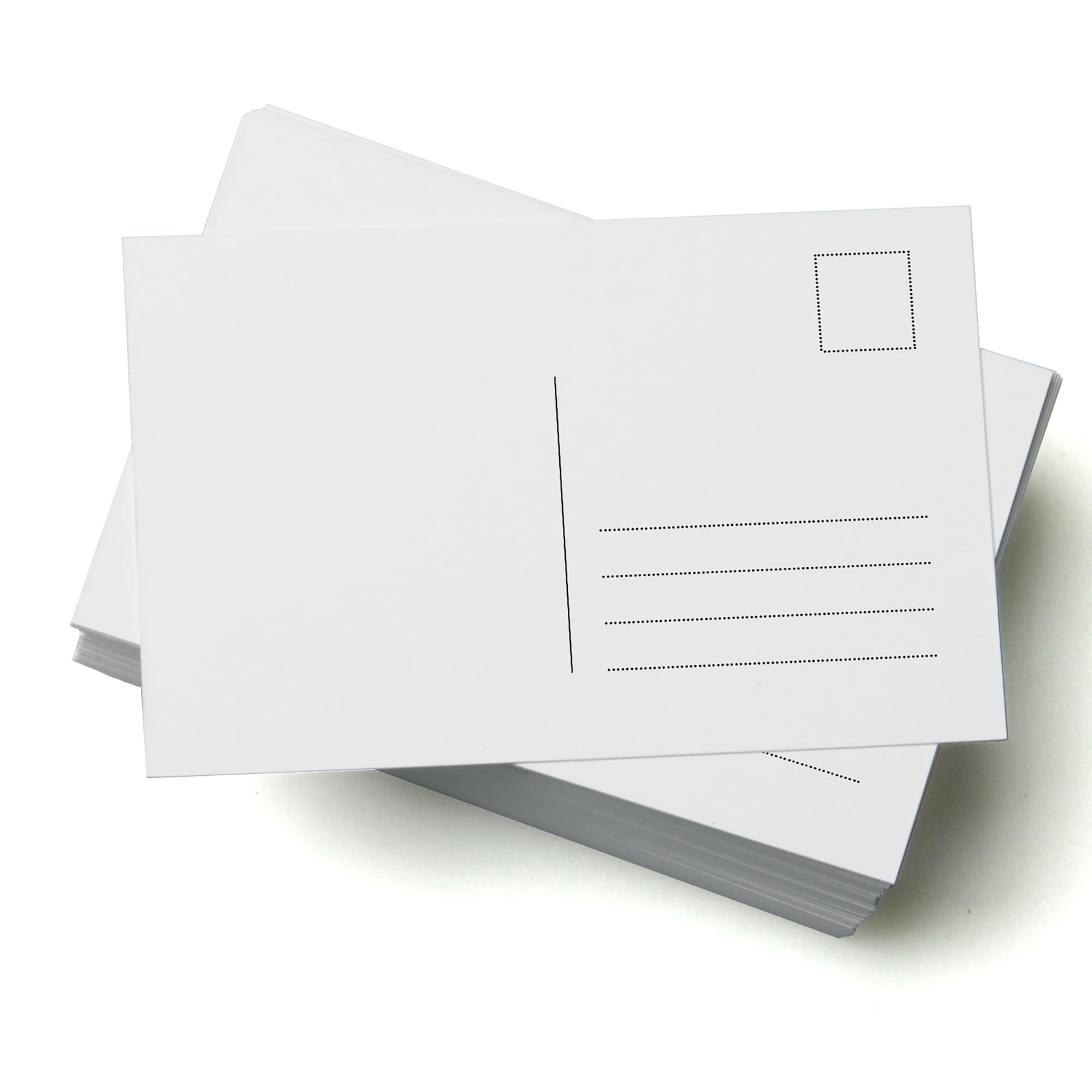 50 Blank Postcards, A6 350gsm Card, Perfect for Craft Projects and for Designing Individual Postcards