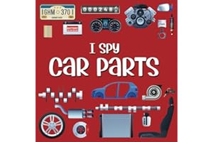 I Spy Car Parts: Picture Riddles Book For Kids, Fun Activity Book For Toddlers And Preschoolers, Car Gifts For Children