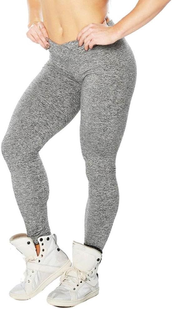 Women's Leggings Ronamick Women High Waist Yoga Fitness Leggings Running Gym Stretch Sports Trousers, M