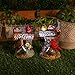 Hannah's cottage Bird Welcome Sign Garden Statue with Solar Light,Polyresin Garden Figurine for Outdoor Decoration(Outdoor Paradise)
