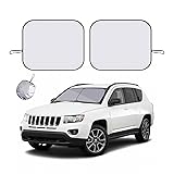 Ziciner 2 PCS Car Windshield Sun Shade, Auto Sun