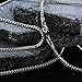 Sterling Silver Italian 1.5mm Solid Franco Square Box Link .925 Necklace Chain 16