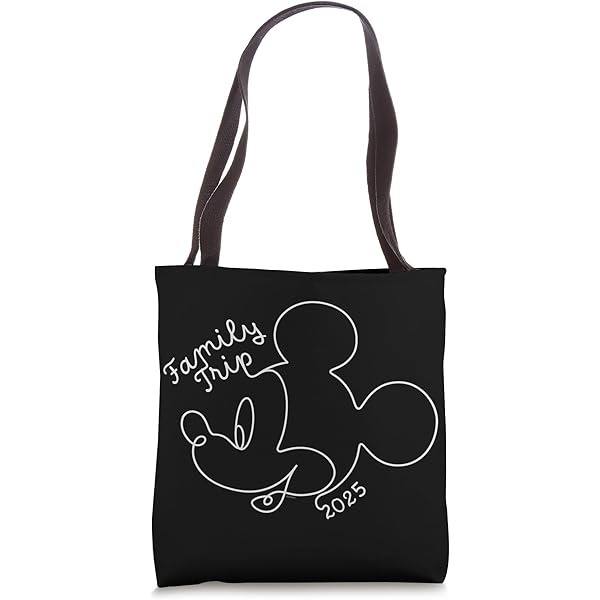 Amazon.com: Disney Mickey Mouse Classic Pose Black Tote Bag