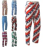 Royal & Awesome Bright Funky Colourful Mens Golf Pants