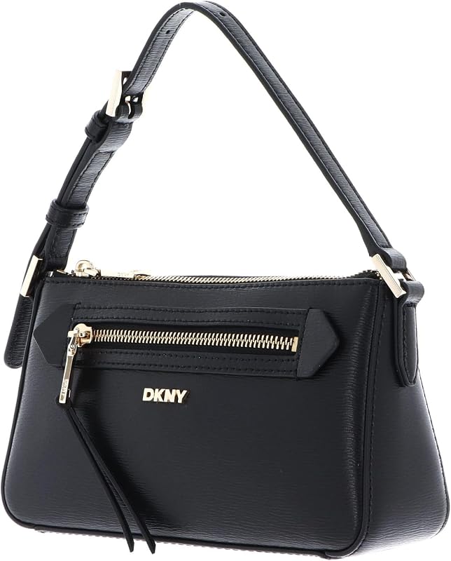 Mala Bryant Ave Tz demi crossbody feminina, negra/dourada, tamanho único