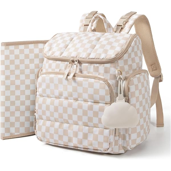 バッグ house on the hill Parent Bag (Checker Amazon.com: MCWTH Checkered Diaper Bag Backpack Set for Baby Girls