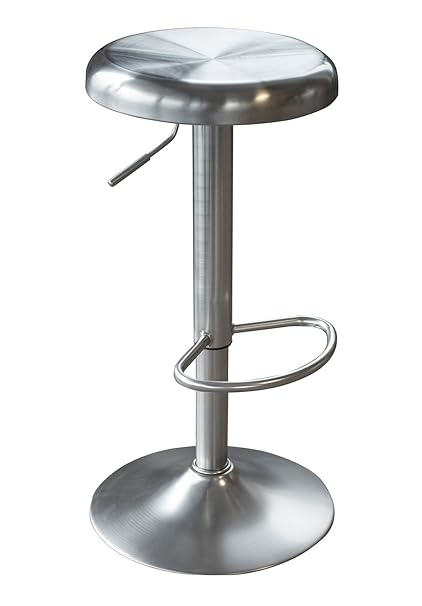 Stainless Steel Bar Stools amazon com amerihome ssbst loft stainless steel bar stool kitchen dining