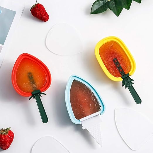 Molde Bizcocho Hermoso Molde De Helado Plástico con Tapa Popsicle ...