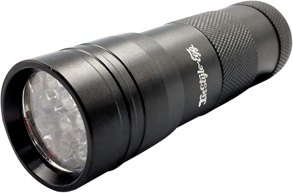 InStyle-Egg UV Flashlight Black Light, 12 LED 395 nM Ultraviolet Blacklight Detector for Dog Urine, Pet Stains and Bed Bug, Outdoor Camping, Find Scorpions
