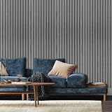 Trafagala Wood Slats Wallpaper 9.5m x 53cm Natural Wood Effect 3D Feature Wall view 6