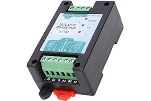 Odorkle 1 Master 2 Port RS-485 Hub Isolated Industrial Repeater for Automation Network Signal Conversion Interface