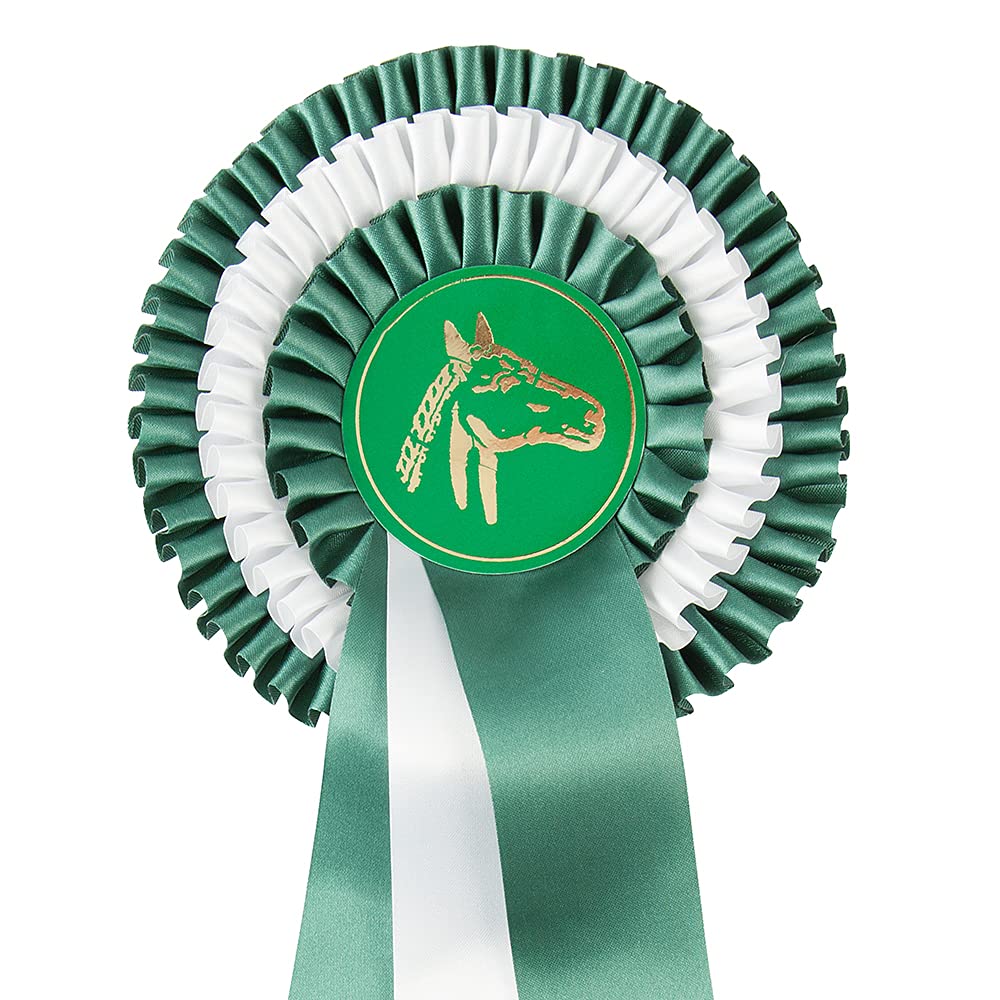 PFIFF Tournament Bow Premium 3-Way Rosette, Green — image 1