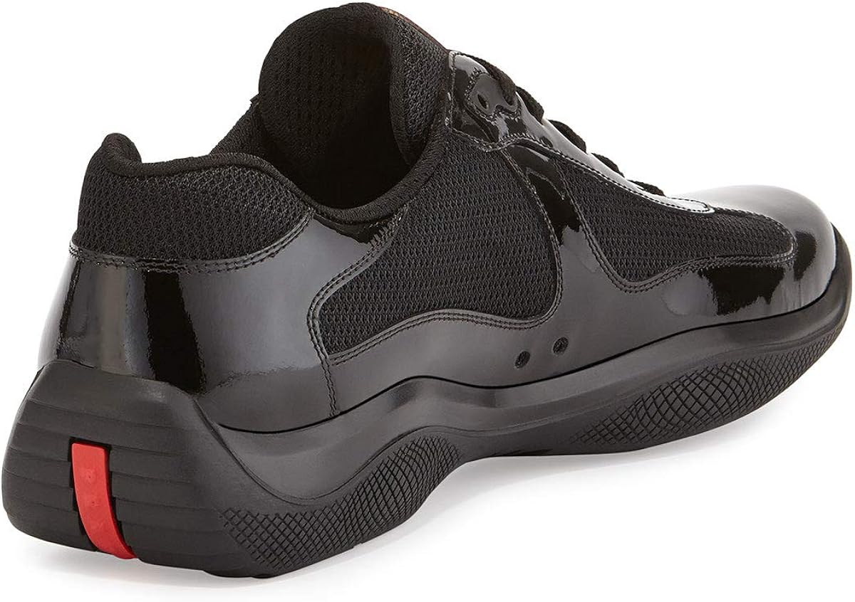 prada americas cup black leather