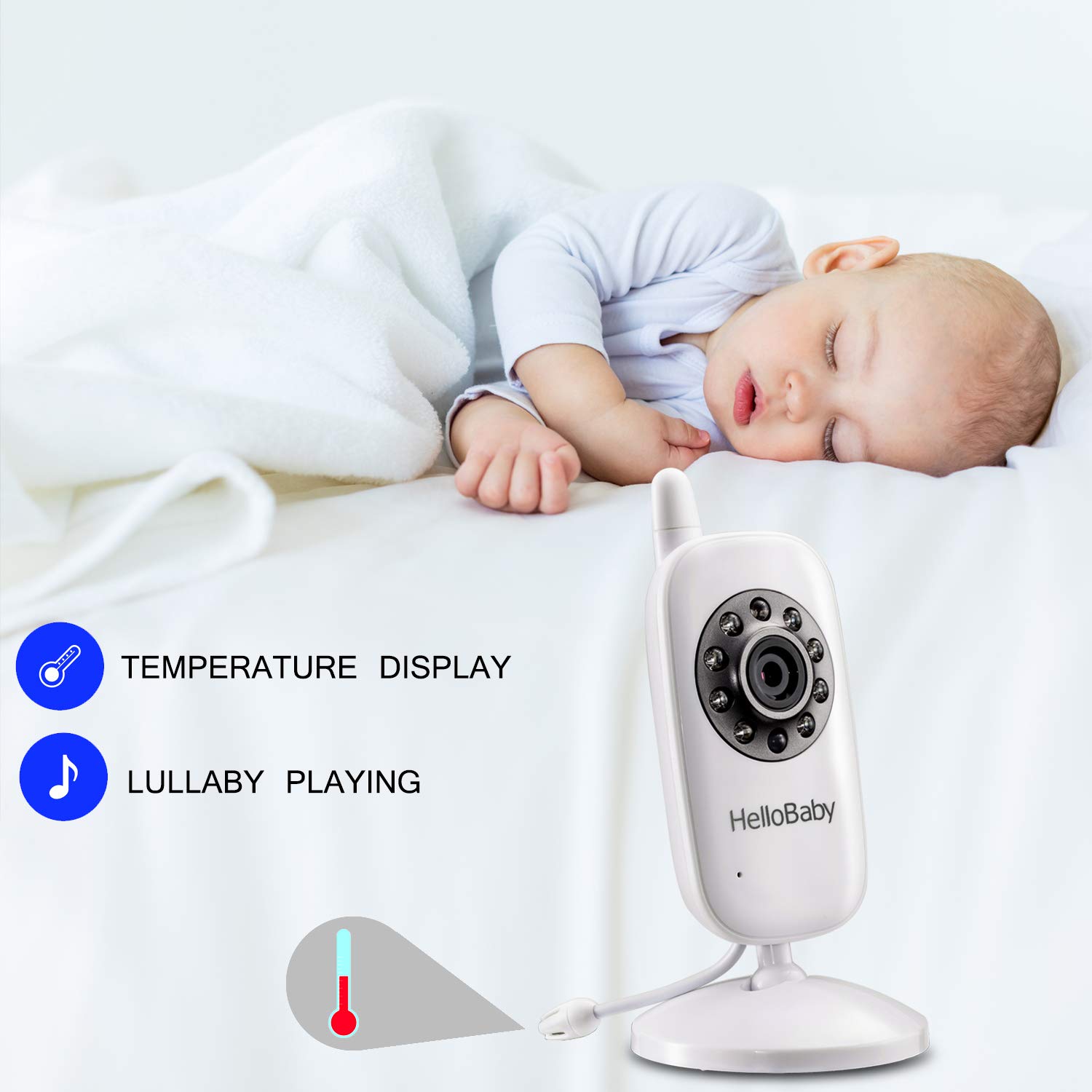 hello baby 3.2 inch baby monitor
