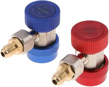 1 Pair R134A High/Low Auto Car Quick Coupler Connector Brass Adapters