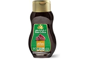 Date Crown Date Syrup 400g – Sugar Free Syrup from Organic Dates | 100% Natural, No Added Sugar, Additive-Free, Non-GMO, Supe