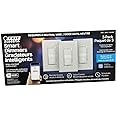 Feit Electric Wi-Fi Smart Dimmer Light Switch, 3 Pack, White