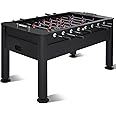 RAYKEEP 58 Inch Foosball Table, Full Size Competition Arcade Soccer Game Table with Leg Levelers and Heavy-Duty Legs for Adult Kids and Youth, Indoor, Game Rooms, Party