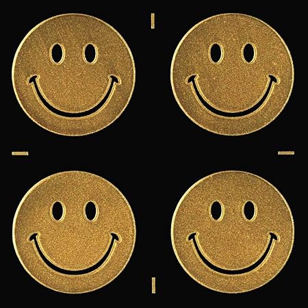 Amazon Co Jp マーク 蒔絵シール ステッカー ニコちゃん Gd 24mm 金 4個付 おもちゃ