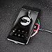 Olseti New Wireless Charger Crystal Round Charging Pad with Receiver for iPhone Charging Stations