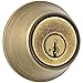 Kwikset 665-S Double Cylinder Deadbolt with SmartKey from The 660 Series, Antique Brass
