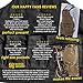 WirtaWork Woodworking Aprons for men and women - Durable Tool Apron with 11 pockets and 2 hammer loops - Comfortable 16oz Waxed Canvas Work Apron protects you from water to sparks. Best Shop Apron 4 U