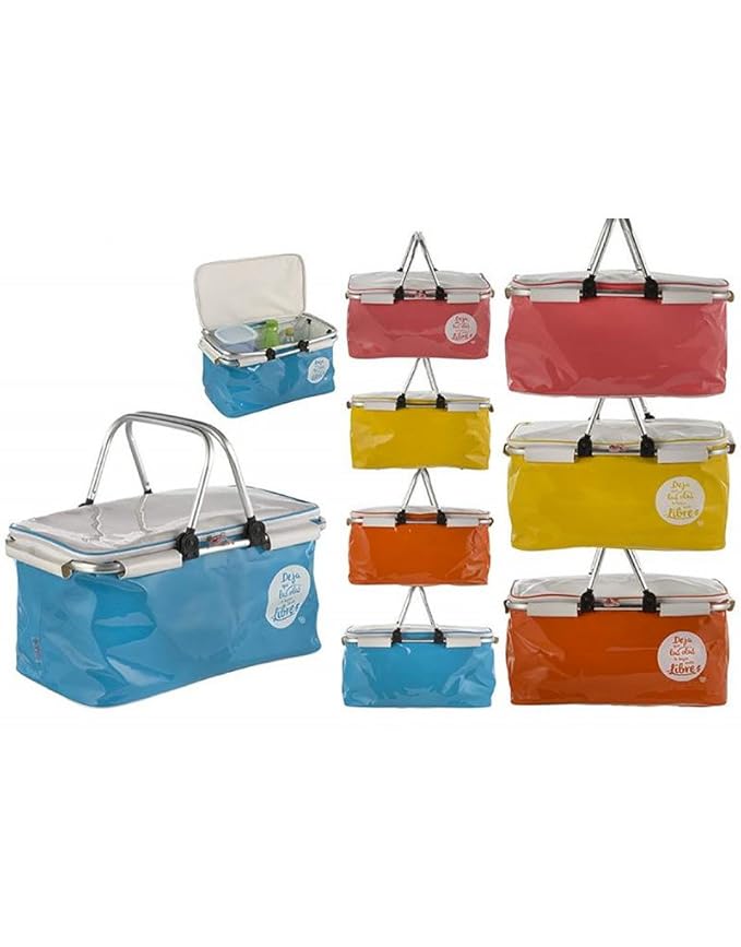 Cesta Nevera de Playa con Asas de Aluminio,Hogar y Más - Naranja ...
